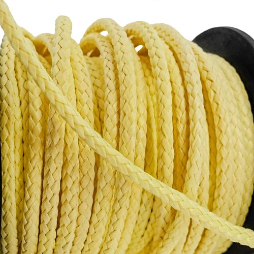 emma kites 100% Kevlar Braided String Utility Cord 100Ft 100Lb Abrasion Flame Resistant, Tactical Survival Fishing Assist Cord Model Rocket Paracord Trip Line Camping Cordage