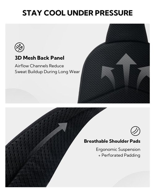 WATERFLY Small Crossbody Sling Backpack: RFID Blocking Anti Theft Sling Chest Bag Travel Shoulder Causal Daypack