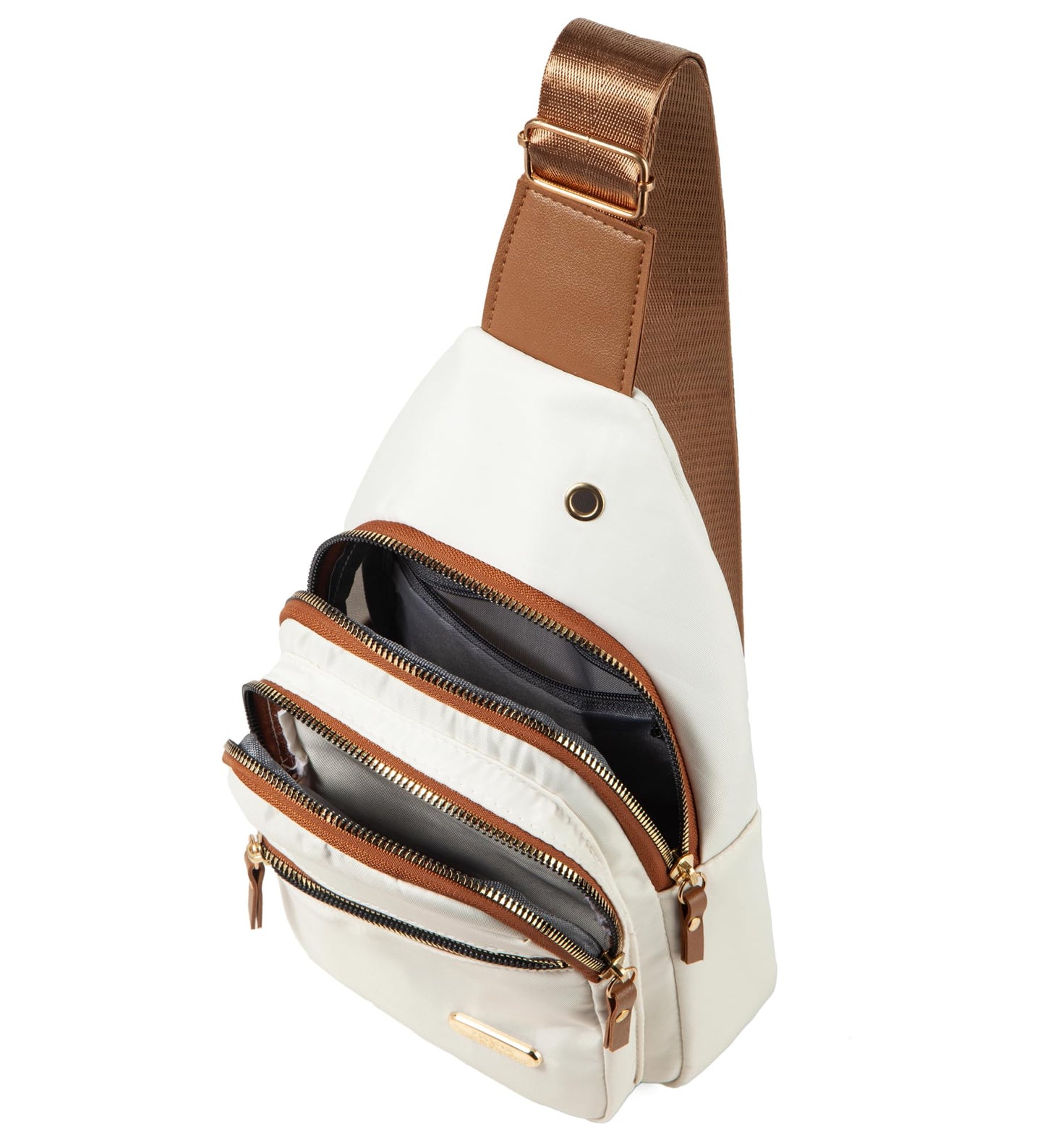 YAZEKOUS Small Sling Bag for Women Men Crossbody Sling Backpack Casual Daypack Backpack Cross Body for Travel Outdoor