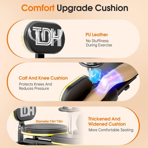 TDH Leg Stretcher, Split Machine for Fexibility & Splits Training, Adjustable Stretching Equipment for Home Gym, Soft Padding for Yoga & Dance