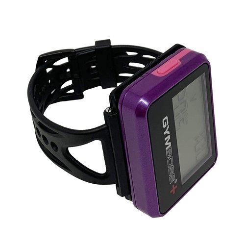 Gymboss Plus Interval Timer and Stopwatch and Gymboss Watchstrap - Bundle (Violet/Pink)