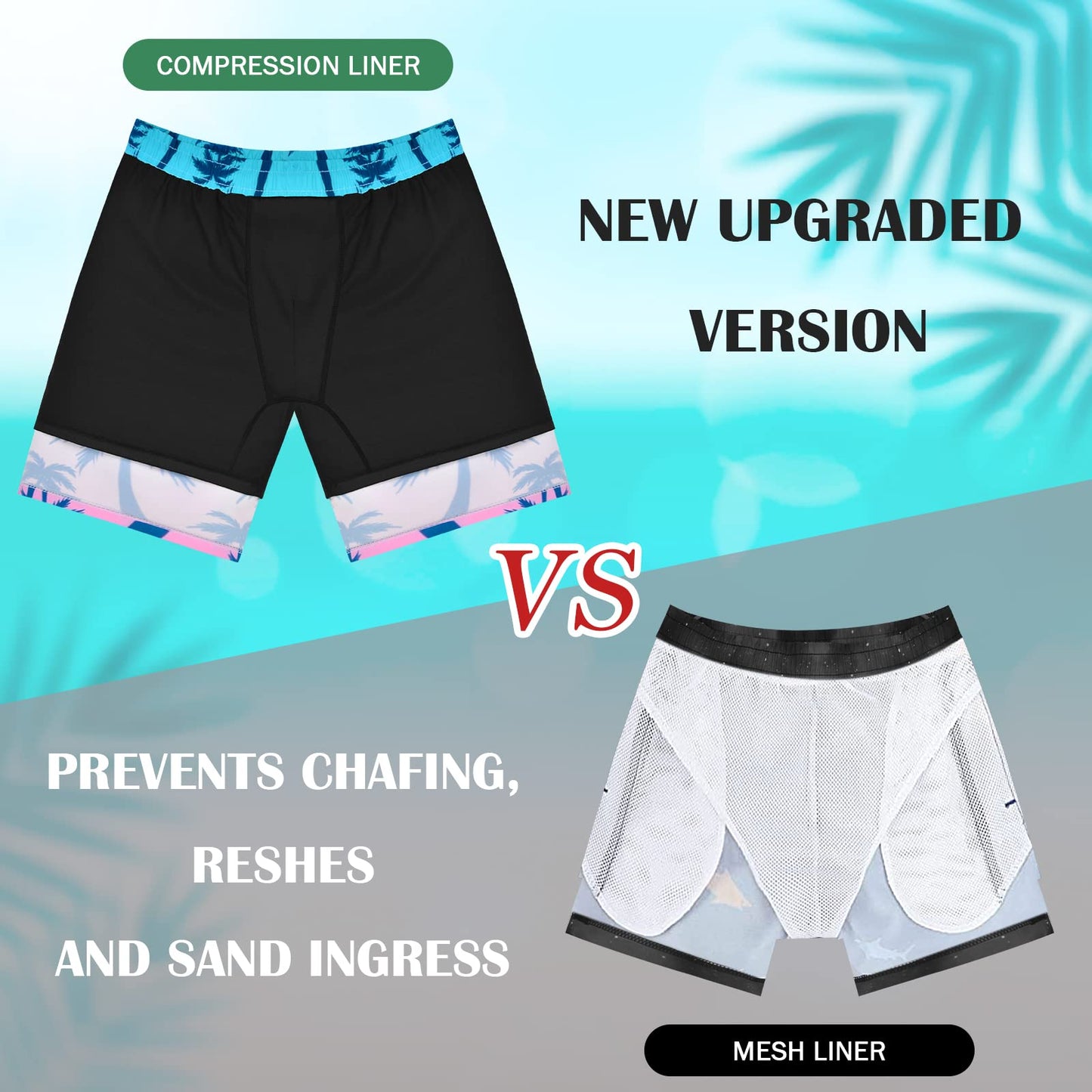 OlyPegic Boys Swim Trunks with Boxer Brief Liner Compression Boy Bathing Suit Quick Dry Beach Swimsuit Toddler Swim Shorts