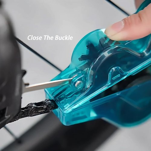 Chooseyo Bike Chain Cleaner,Multi functional chain cleaner Suitable for Mountain Bike, Road Bike,Bicycle Cleaning Brush Tool for Drivetrain(green)