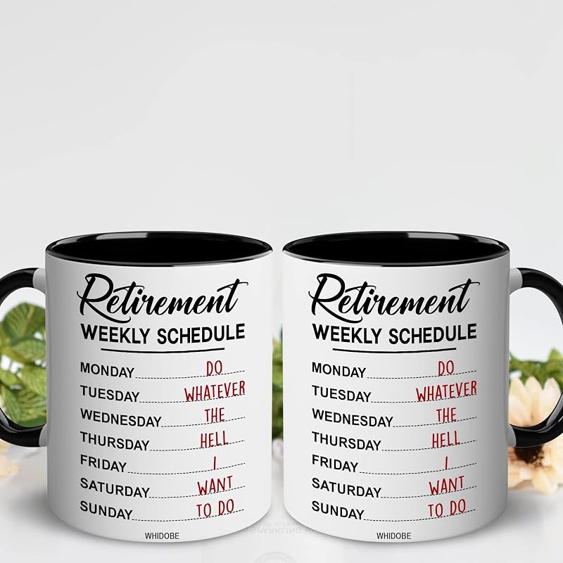 Accent Mug - Retirement Gift for Men and Women | 11 oz Ceramic Coffee Cup