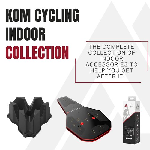 KOM Cycling Media Display - Indoor Cycling Desk for a Bicycle Trainer - Bike Desk creates a Rad Indoor Cycling Pain Cave - The Bicycle Trainer Desk is perfect for displaying Zwift, TR, and Wahoo SUF!