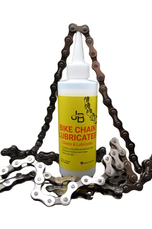 JB Industries Bike Chain Dry Lubricant, 4 oz – Long‑Lasting Bicycle Chain Lube for Dry & Dusty Conditions – Reduces Friction & Noise – Quick‑Drying Formula with Precision Drip Applicator