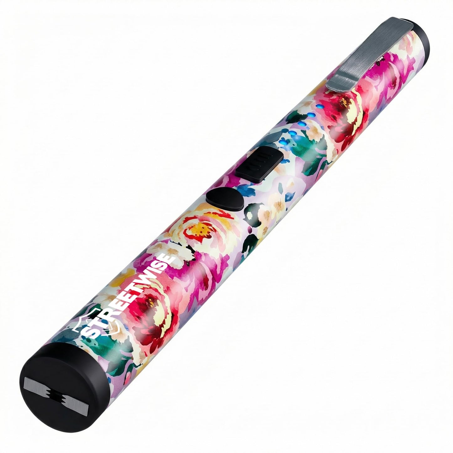 Streetwise Pain Pen 25,000,000 Volts Stun Gun for Self Protection - Tactical Stun Pen for Women and Men, USB Rechargeable, Battery Indicator, Durable Clip, Compact and Concealable for Protection