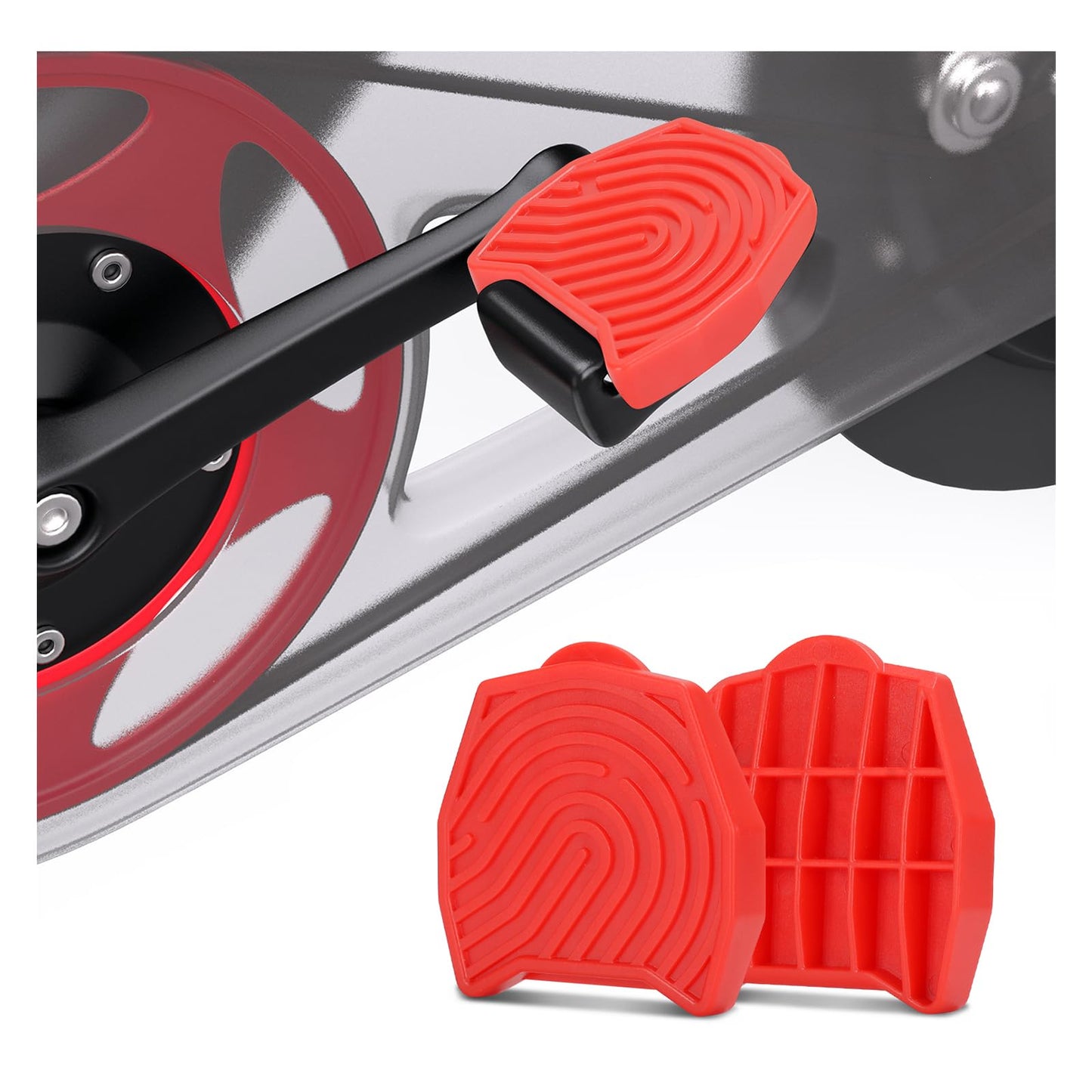 Enhance Your Peloton Ride with Sneakers - Pedal Converters Compatible with Peloton Bike & Bike+, Flat Platform Clipless Pedal Upgrade