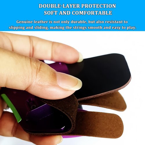sntxmy Archery Finger Tab Guard & Arm Guard (Archery Finger Tab, Purple)