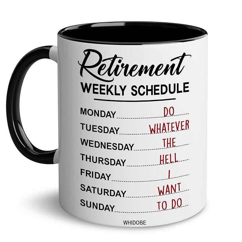 Accent Mug - Retirement Gift for Men and Women | 11 oz Ceramic Coffee Cup