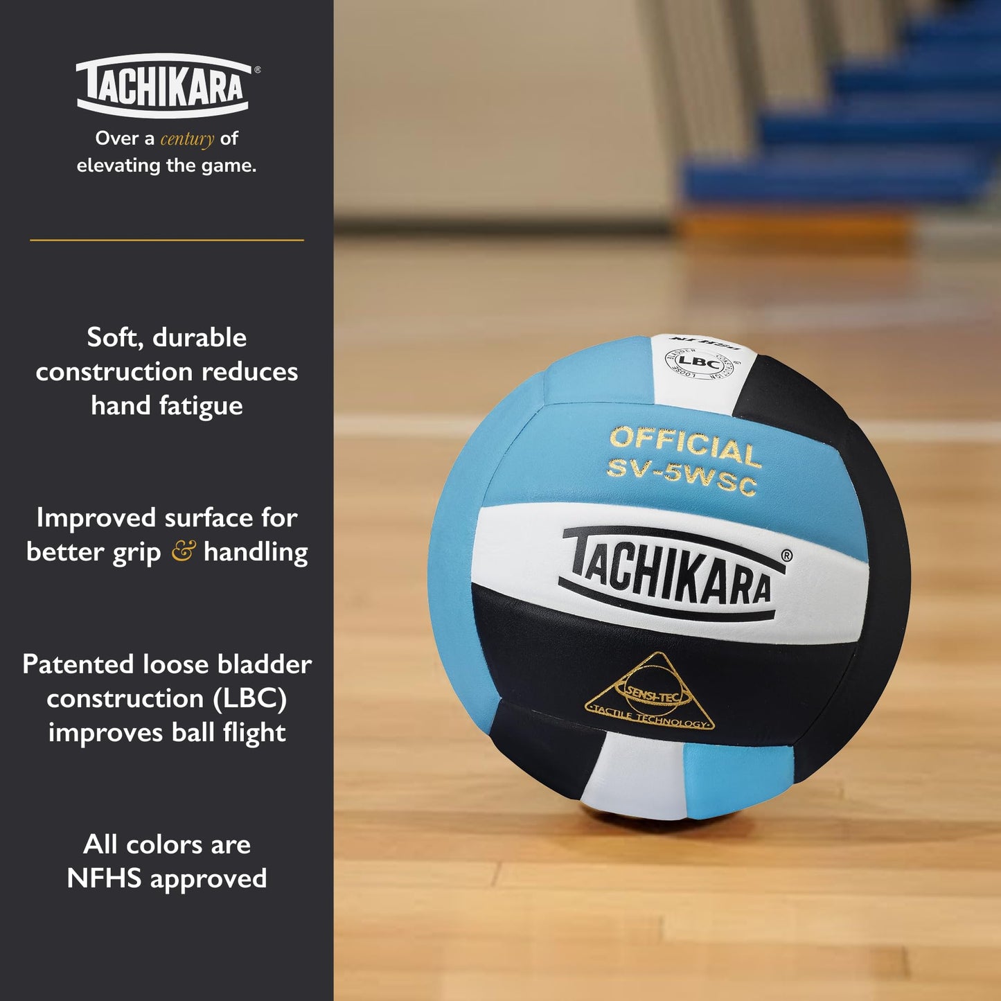 SV5WC Red, White and Black Volleyball (EA)