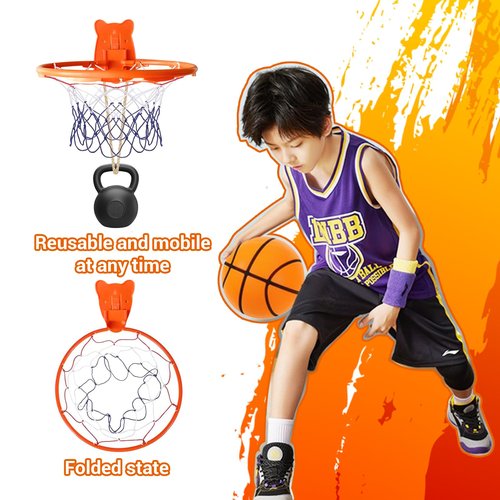 Silent Basketball, Dribble Dream Silent Basketball and Hoop Set, Foam Basketballs No Noise, Silent Ball Dribbling Indoor, Training Ball for Indoor Activities (No.5-25.3")