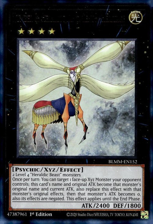 Number 8: Heraldic King Genom-Heritage - BLMM-EN152 - Ultra Rare - 1st Edition