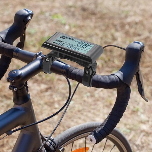 Electric Bike LCD Display,36V 48V 52V 60V 72V SW900 E Bike Display Meter Control Panel Waterproof Connector Kit for Electric Bicycle Scooter Modification