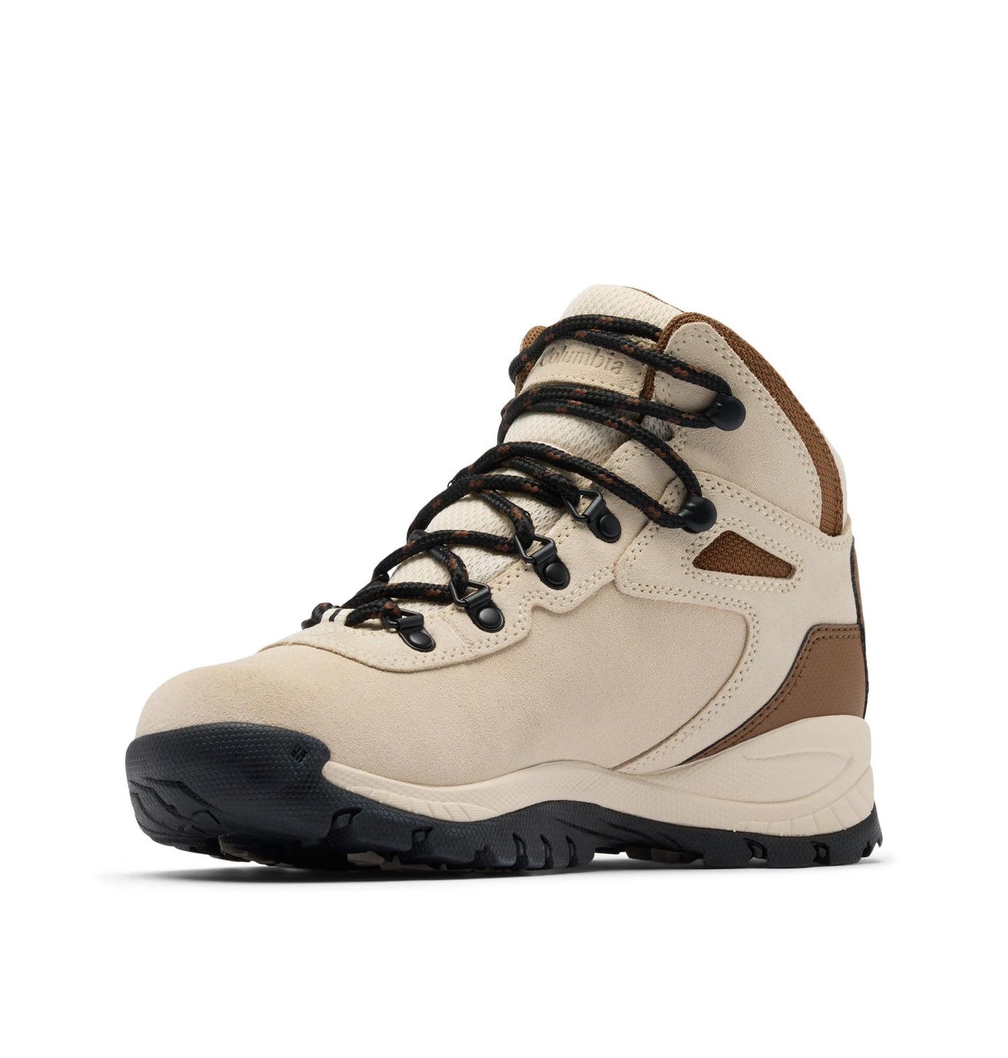 Columbia Women's Newton Ridge Plus Waterproof Amped, Natural/Nutmeg, 9.5 Regular