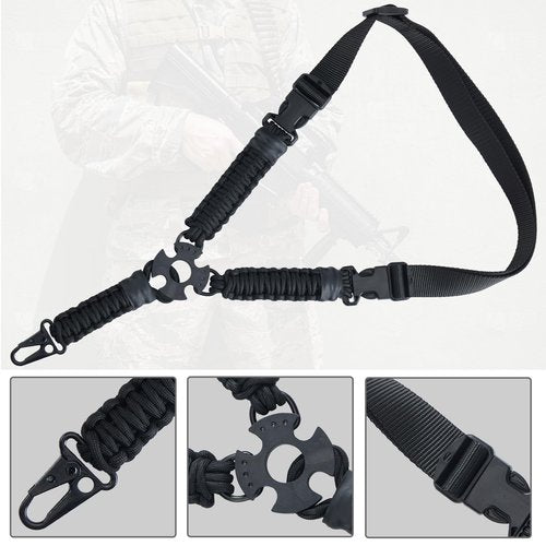 Two Point and Traditional Sling Adjustable Black