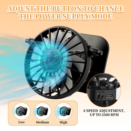 Solar Powered Fan Hat with 2 Removable Fans Wide Brim Sun Hat for Outdoor Fishing, Hiking Gardening, USB Solar Charging Sun Protection UPF 50+ (US, Alpha, One Size, Black)