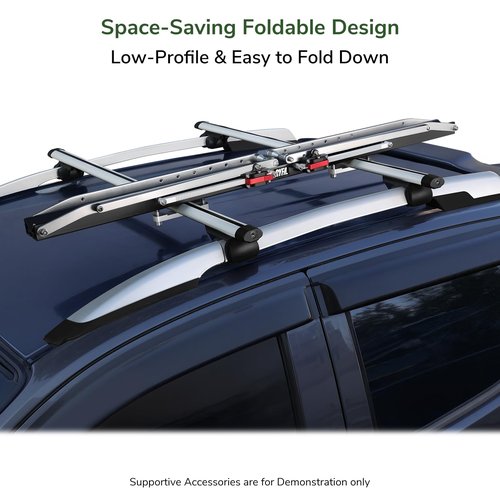 RYFA Rapid Roof Rack for Bike/Cycle | for Van, Camper, Passenger Vehicle & RV/Travel Trailer | Fits 16"- 29" Wheels | Payload: 34kg/75lb