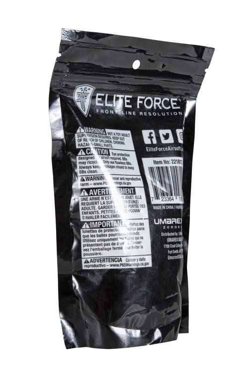 Elite Force Premium Biodegradable 6mm Airsoft BBS Ammo, .40 Gram Milsim Heavy Reserve, 1000 Count, One Size