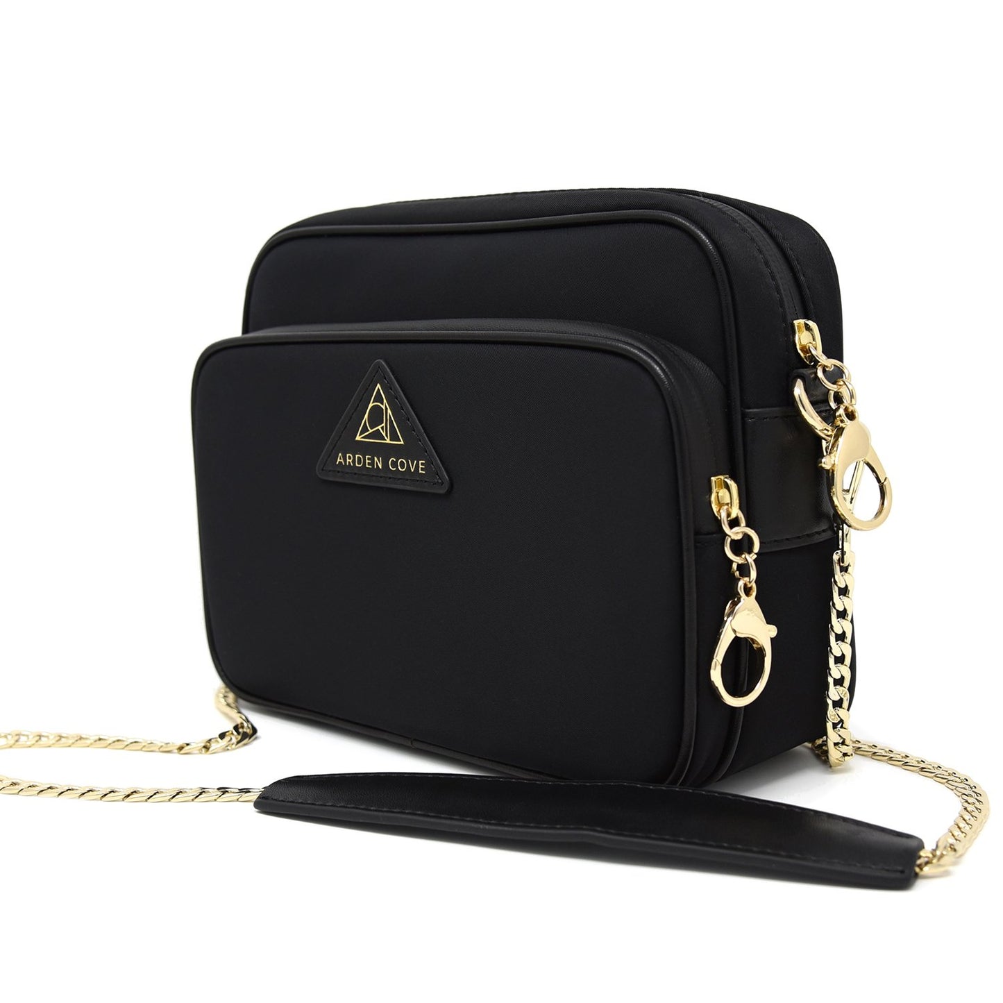 Arden Cove Full Anti-Theft Waterproof Cross-Body Bag (23" Drop Length, Black)