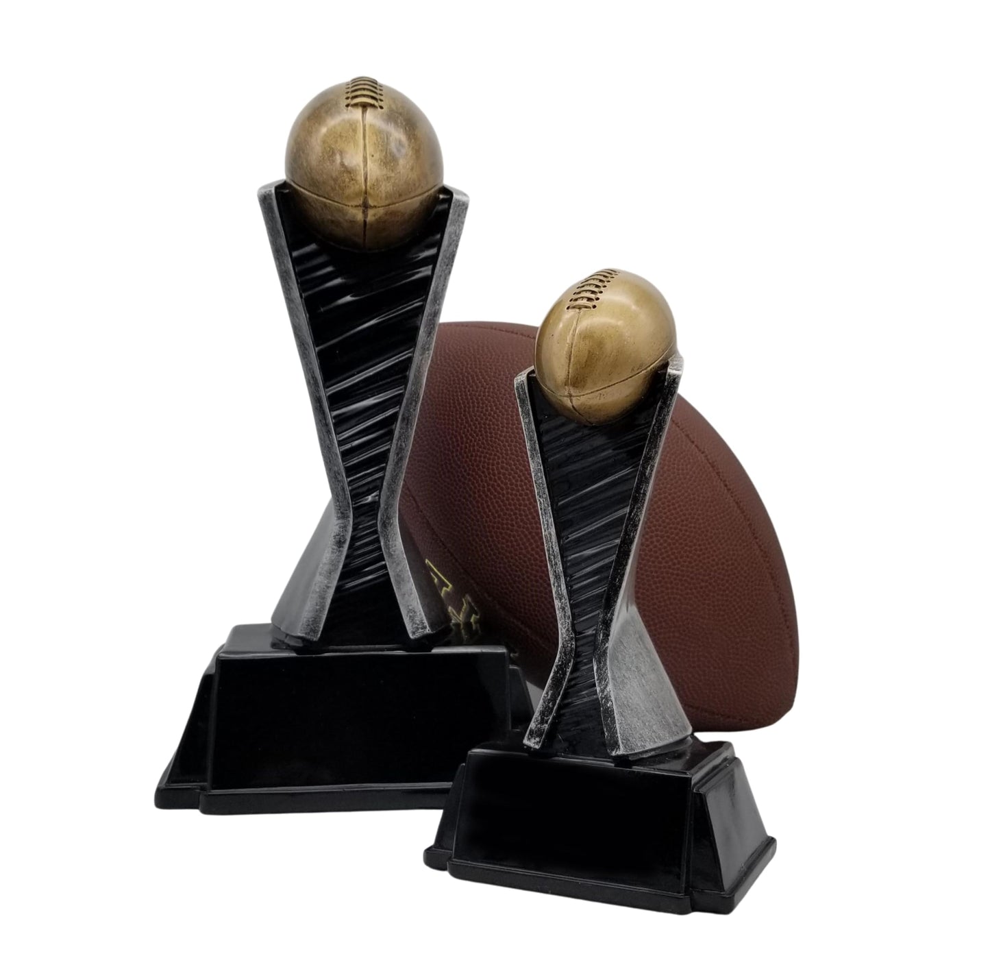Decade Awards World Class Fantasy Football Trophy - MVP Award for League Champion or Draft Star - Most Valuable Player Recognition - Custom Engraved Plate on Request (12 Inch Tall)