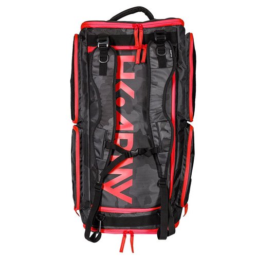 HK Army Expand 75L Paintball Roller Gearbag - Shroud Black/Red