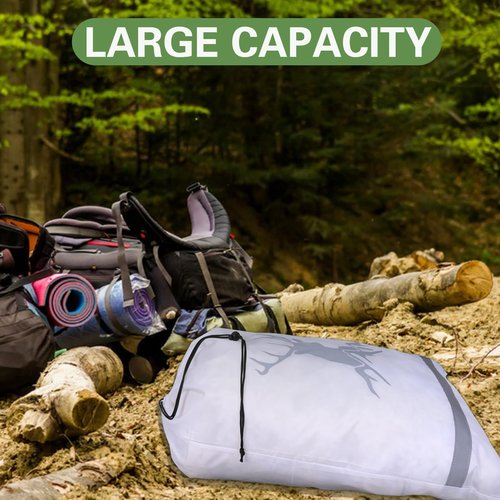 TheClouds 12 Pack for Hunting,Hunting Game Bags with Reflective Strips,Reusable Waterproof Caribou Game Bag 20" x 30" -Big Game Bag for Elk Caribou Deer Moose