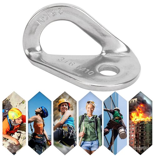 316 Stainless Steel Piton for Rock Climbing, Outdoor Mountaineering Fixed Points, Exploration Hanging Tools-Multipurpose Adventure Gear