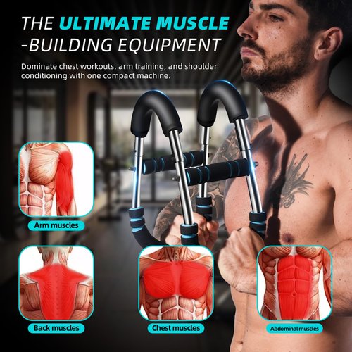 Jimtoiny Professional Twister Arm Trainer, Adjustable 60-100lb Chest Workout Equipment for Men, Portable Detachable Design for Home Gym, Arm Chest and Shoulder Muscle Strength Exerciser Training