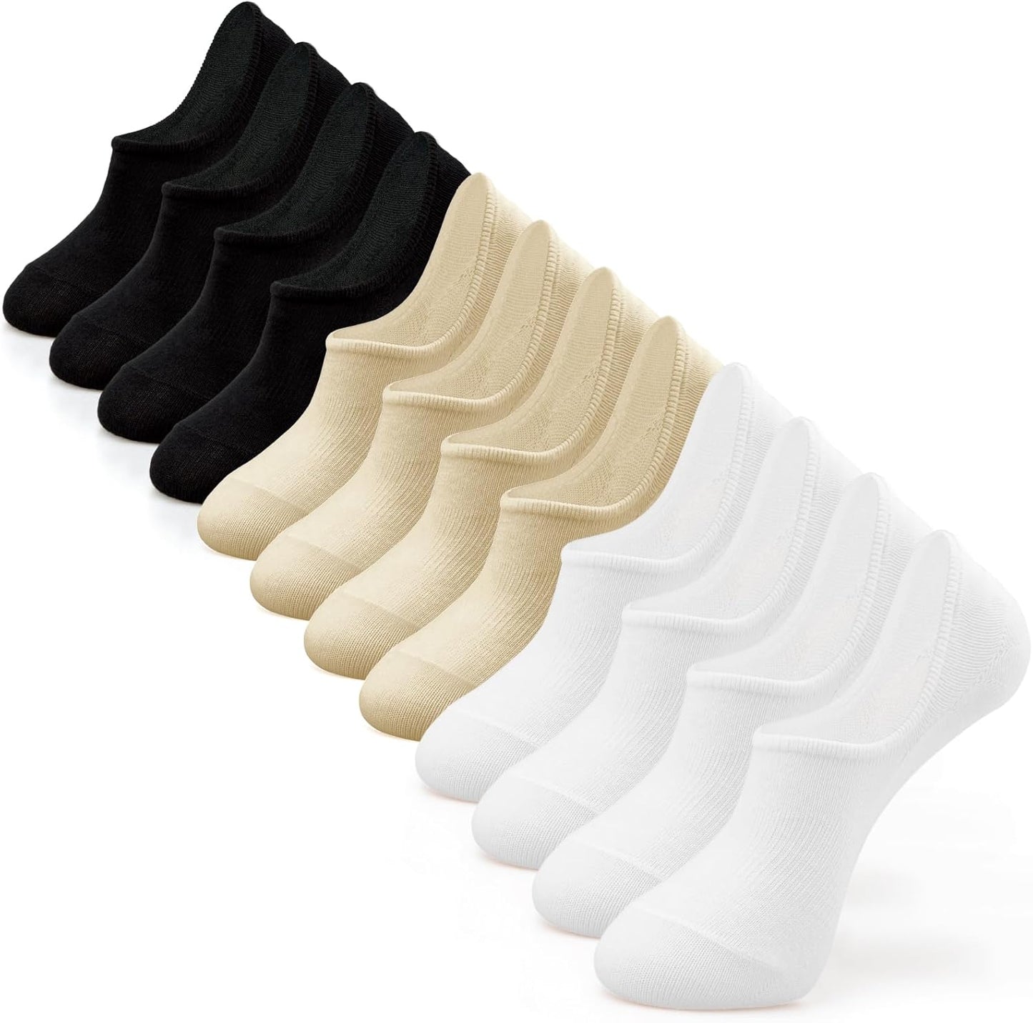 IDEGG No Show Socks Womens and Men Low Cut Ankle Short Anti-slid Athletic Running Novelty Casual Invisible Liner Socks