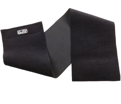 GoFit GFNWT Go fit GF-NWT Neoprene Waist Trimmer, Black
