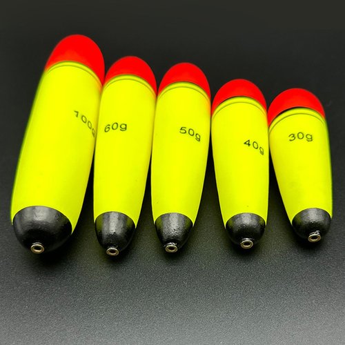 COOLHOOD 4Pcs Slip Bobber Fishing Float Foam Bobbers Saltwater Freshwater Floatage 10-120g Floating Buoyancy Easy to Use