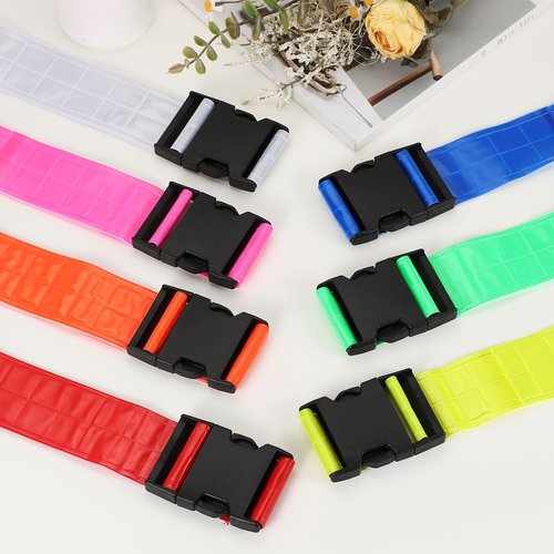 PATIKIL Reflective Belt, High Visibility Running Belt Grow PT Belt Adjustable Safety Gear for Men Women Walking Cycling Motorcycling, Yellow