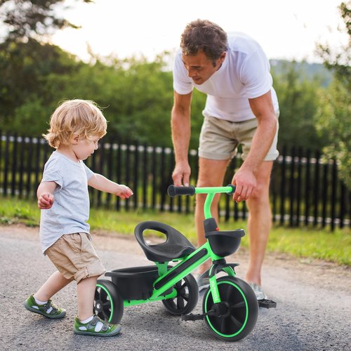 Youthkkee Toddler Tricycle with Light for 2-5 Year Olds - Fun & Safe Kids Trike with Gift, Ideal for 18 Months to 5 Year Old Girls & Boys