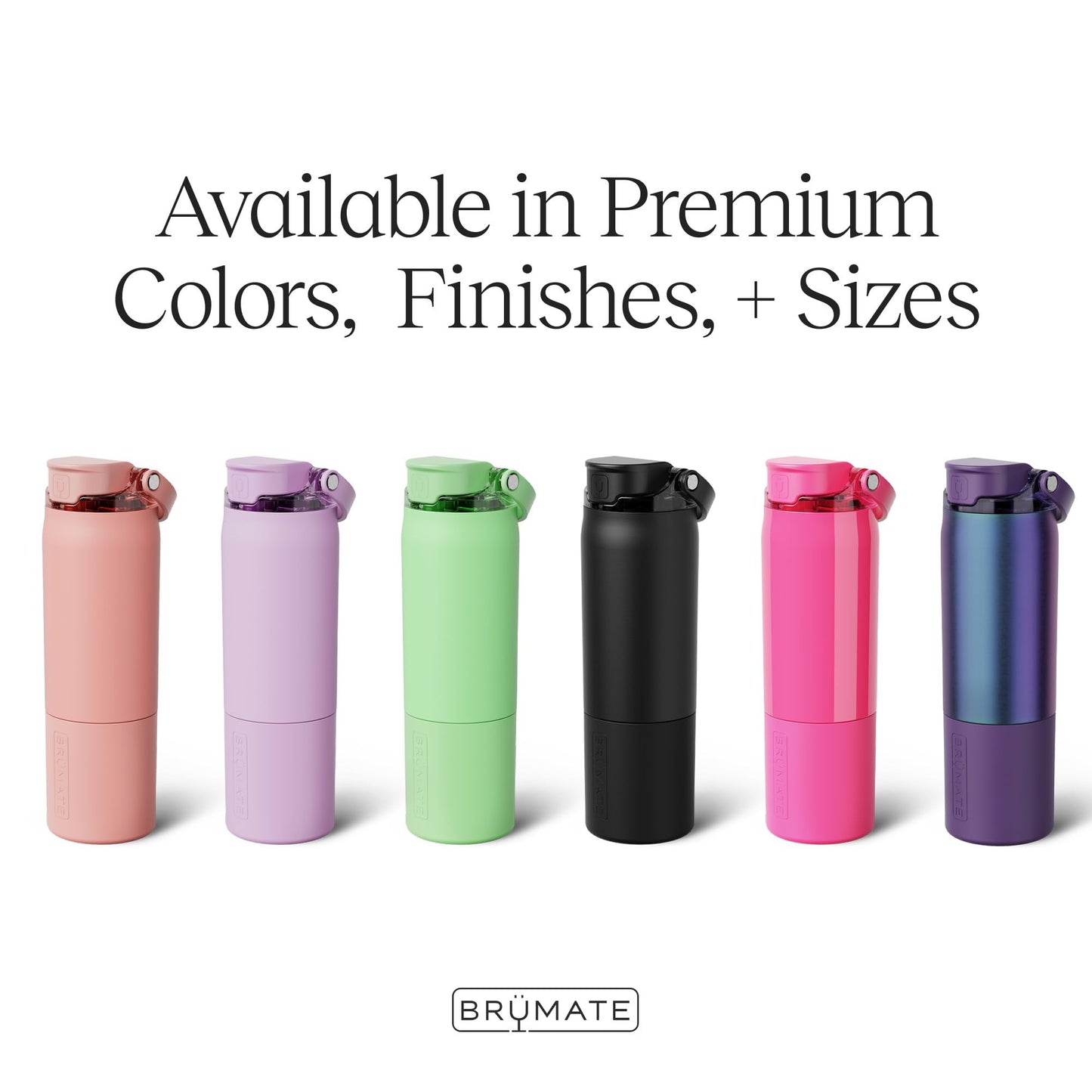 BrüMate Rise 35oz Water Bottle With 100% Leakproof Covered Silicone Straw | Insulated Stainless Steel Water Bottle With Removable Straw | Fast Flow | Soft Sip Silicone Spout | BPA-Free (Mocha)