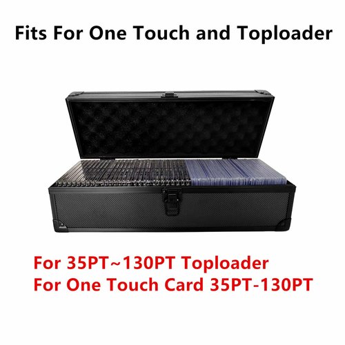 ANIXITECH Toploader Storage Box, for 3"x4" Rigid Cards Top Loader, for One Touch Card, and Trading/Sport Card Case, Toploaders/Magnetic Cards Case（35PT-130PT