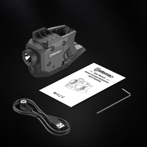 Defentac 600 Lumens Pistol Light Laser Combo is Compatible with KAHR CT9/ CW9/ CM9/ CT40/ CW40/ CM40/ TP9/ P9/ PM9/ TP40/ P40/ PM40 Only