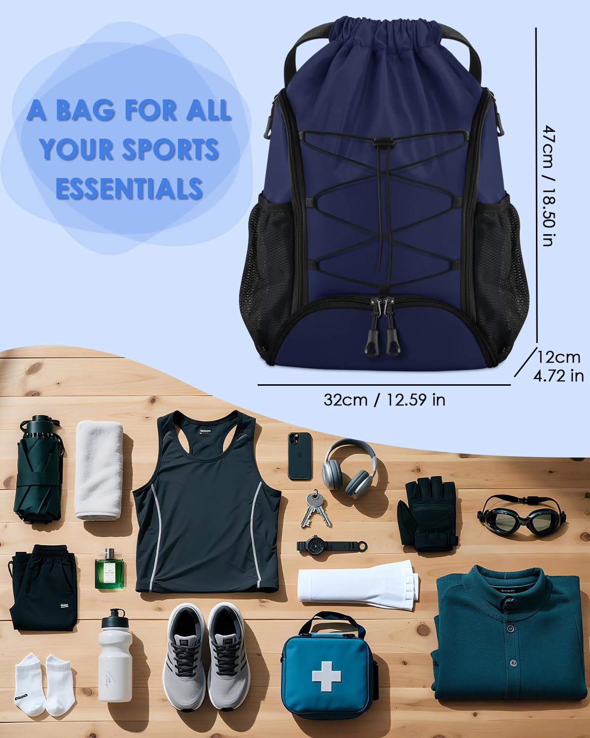 BROTOU Soccer Bags, Football Backpack, Volleyball Bag