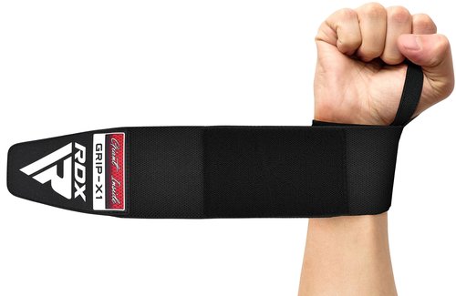 RDX Wrist Wraps for Weightlifting (Pair), IPL USPA Approved, Elasticated 18” Cotton Straps Support with Thumb Loop, Gym Wrap for Weight Lifting Powerlifting Competition Strength Training Bodybuilding