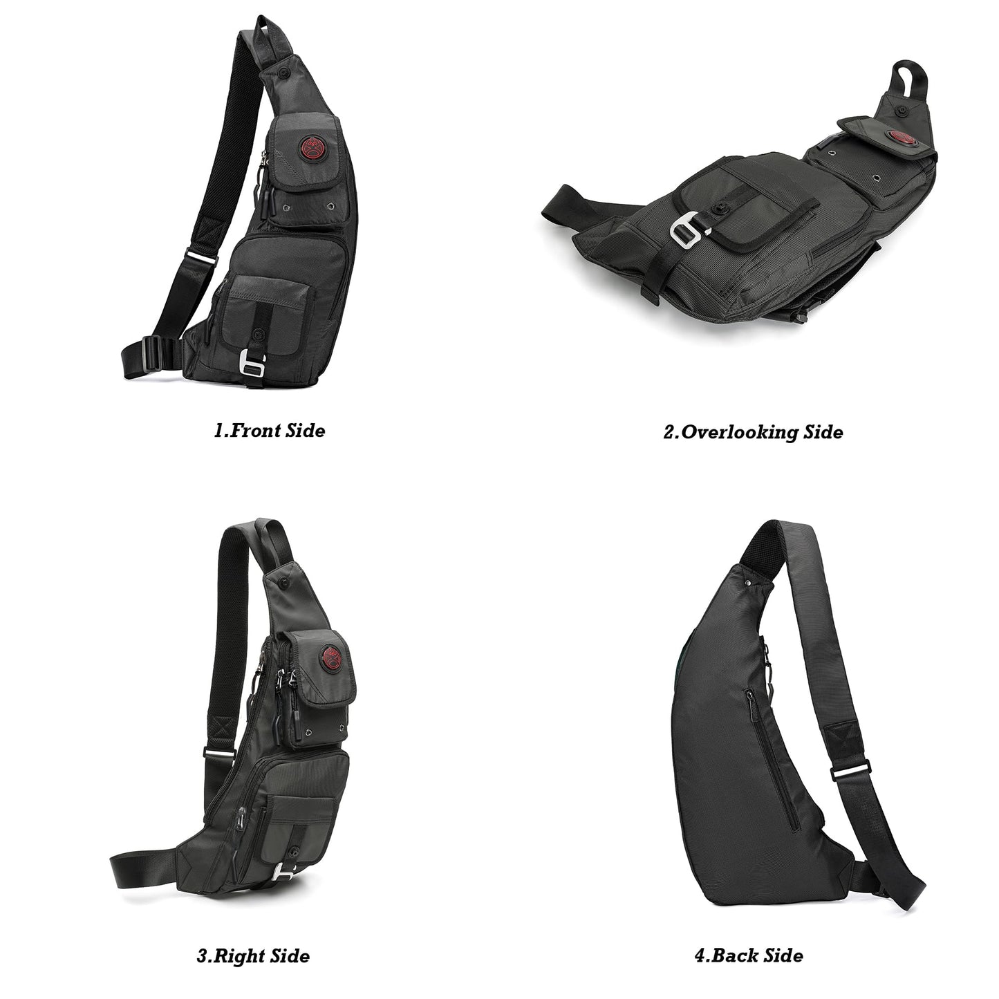 NICGID Sling Bag Chest Shoulder Backpack Crossbody Bags Casual Daypack for Men Women