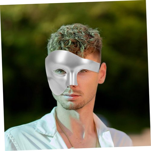 CLISPEED Masquerade Half Face Mask for Women Men Elegant Carnival Costume Prop for Halloween Parties and Themed Events Comfortable Fit and Striking Design