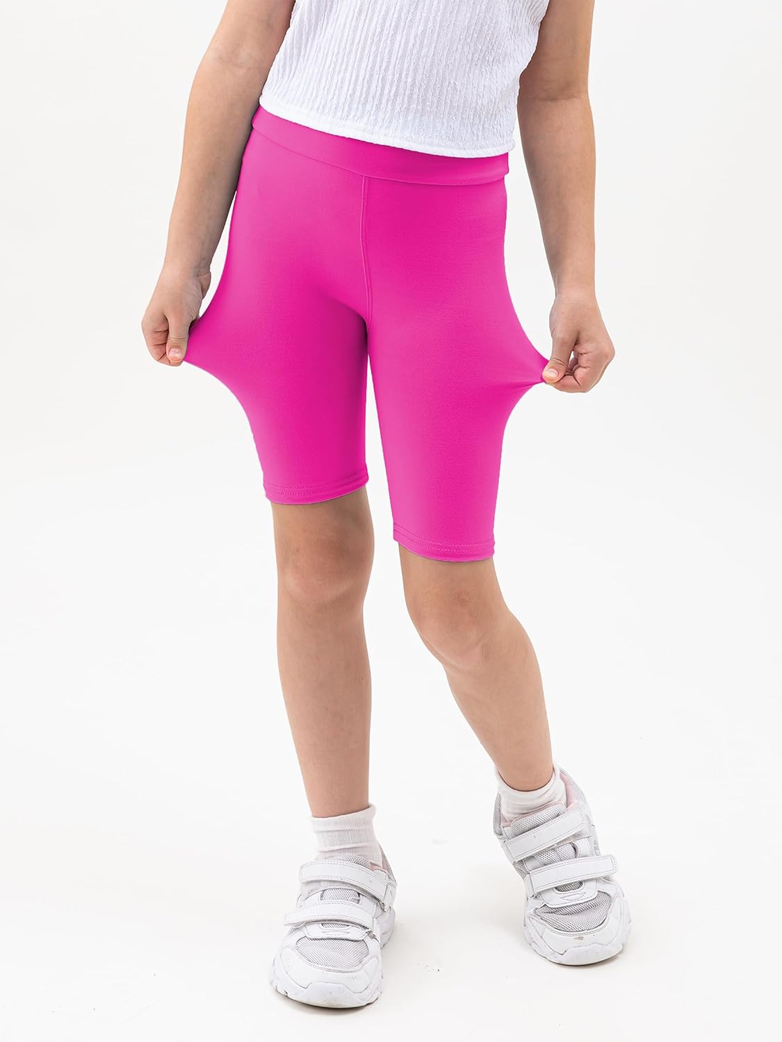 10 Pack Girls Bike Shorts 2.36” High Waisted Black Yoga Shorts for Toddler Girls Running Dance Jumping Sports Cheer