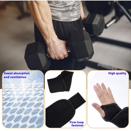4PCS Wrist Wraps, Wrist Bandage Relieve Carpal Tunnel Pain, Adjustable Wrists Brace for Arthritis and Tendonitis Relieve Joint Pain (Black)