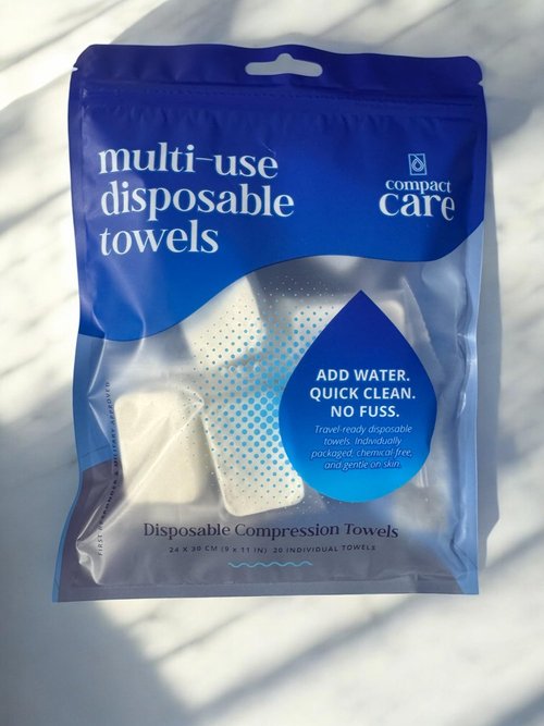 Compact Care Small Disposable Towels (40 pcs)