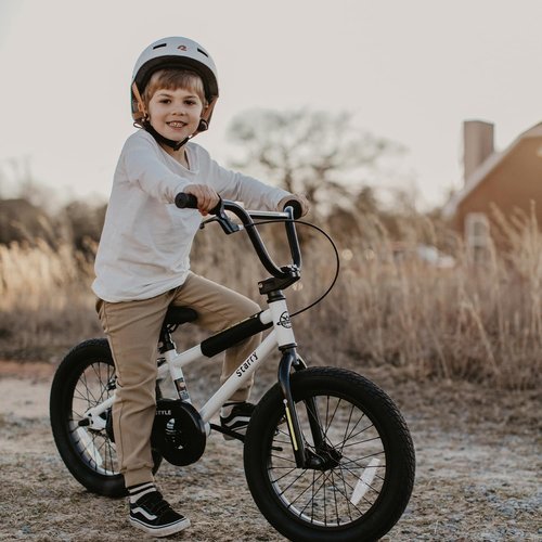 cubsala 14 Inch Kids Bike BMX Style Bicycle with Training Wheels Coaster Brake for 3 4 5 Years Old Boys Girls, Black