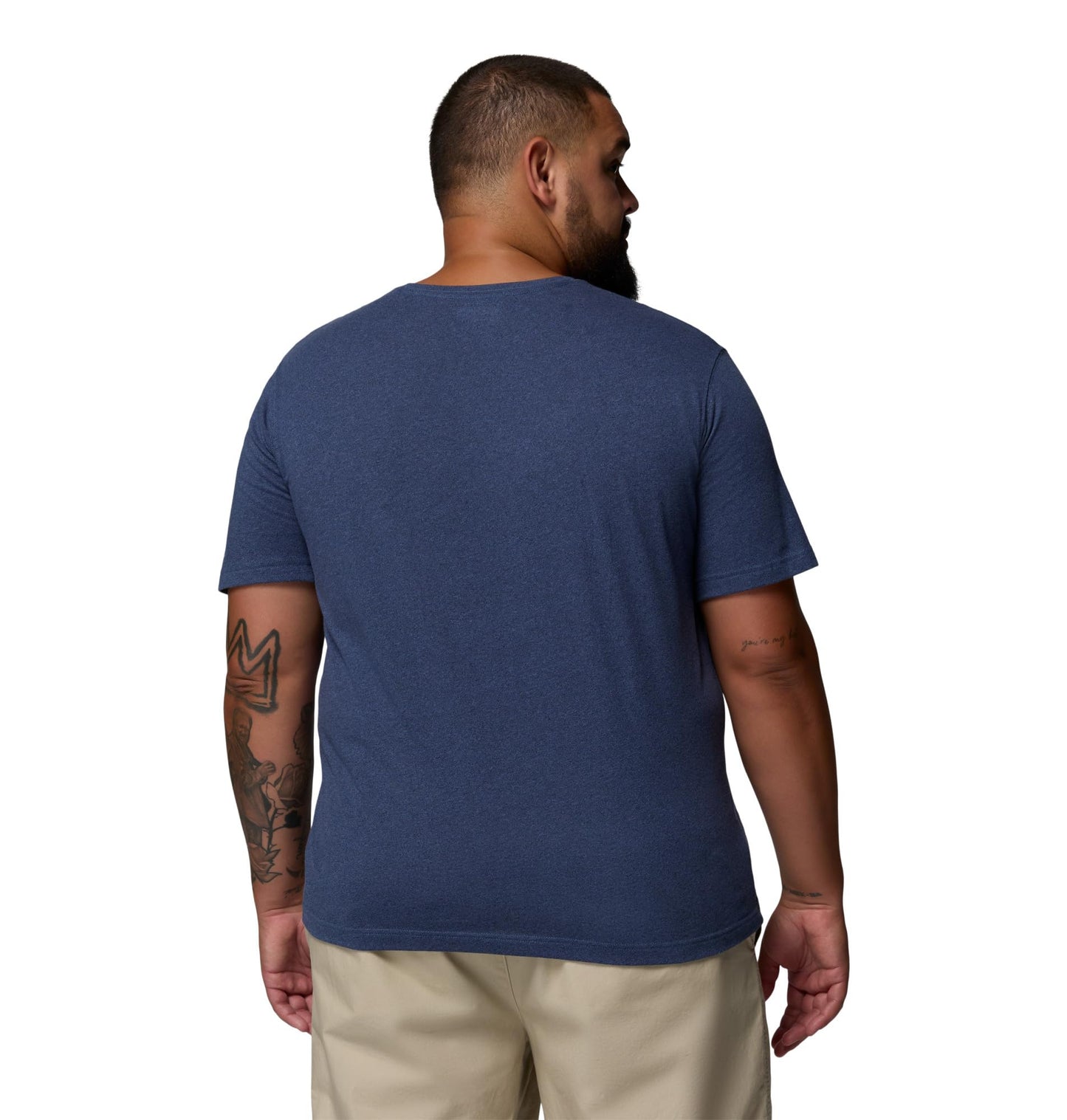 Columbia Mens Thistletown Hills Short Sleeve T-Shirt, Dark Mountain Heather, Large Tall