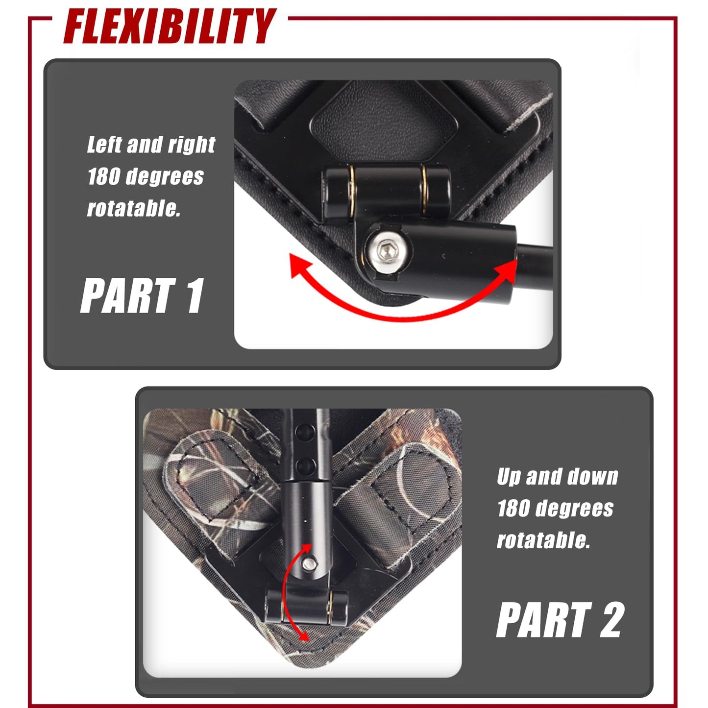 SPG Bow Release for Compound Bow, Comfortable Wrist Strap Archery Release Trigger for Arrow Release, Adjustable Compound Bow Release Aids 360° Rotate Caliper with Foldback Design (Camo)