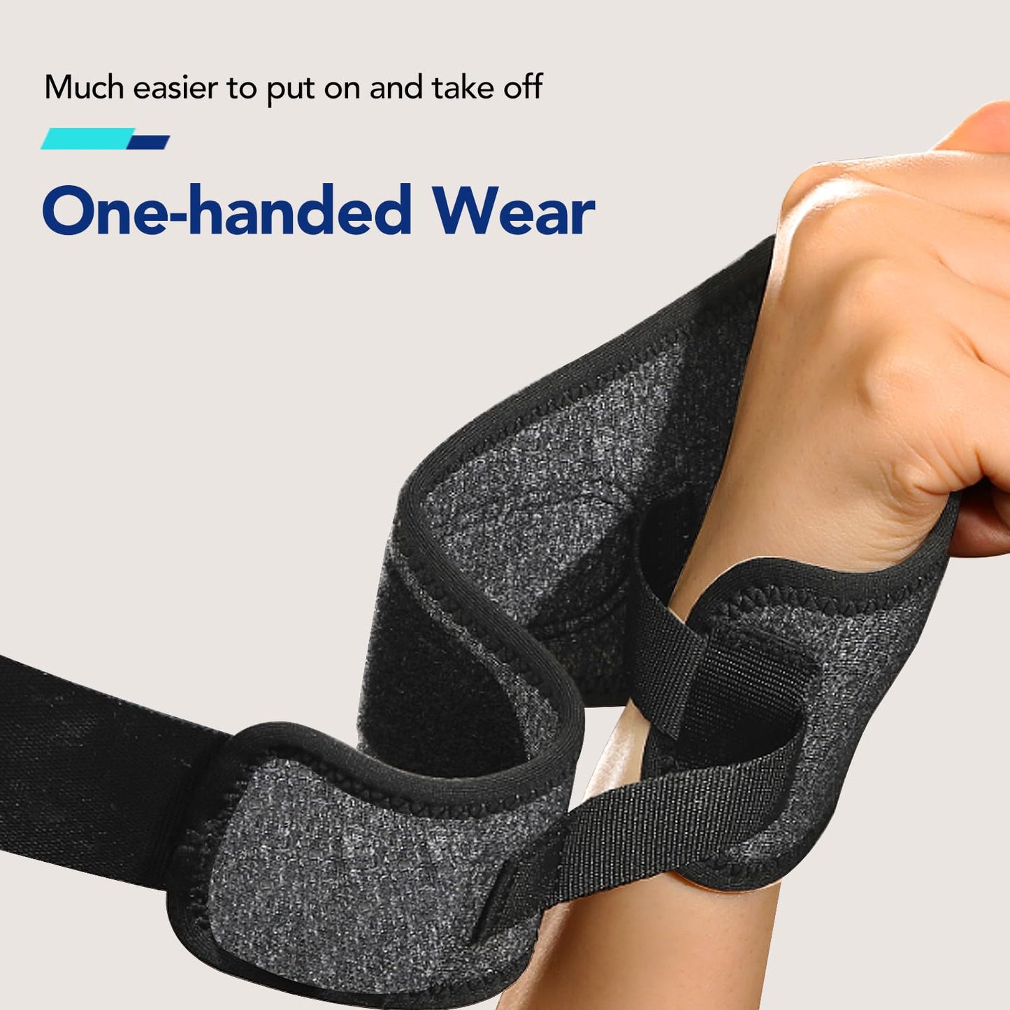Carpal Tunnel Wrist Brace, Soft Thumb Opening for All-Day Wear & Support
