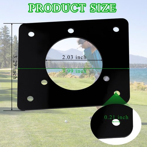 Golf Cart Charging Port Adapter Compatible with Noco GCP1 110v AC 36v EZGO TXT Carts Charging Plug Part Type for Lithium Battery Conversion and On-Board Charging