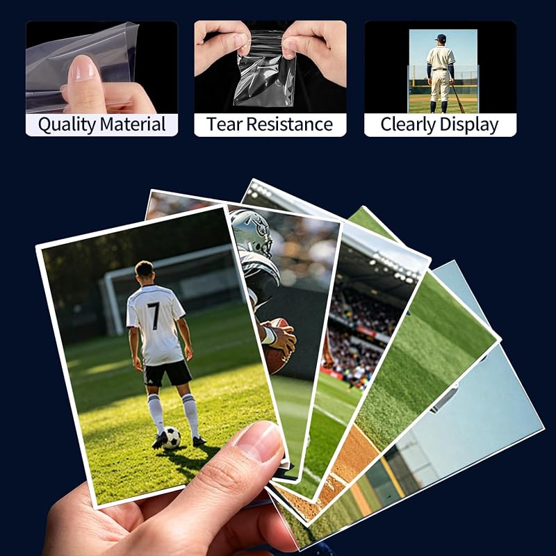 400 Card Sleeves Hard Plastic Top Loader & Sleeve Combo Set - 200硬 Sleeve + 200 Soft Sleeve, Variation: 200 cardsleeves
